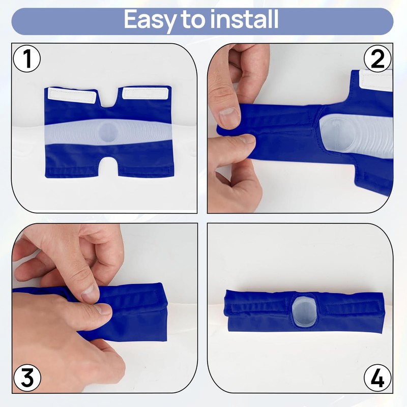 3 Packs Satin CPAP Strap Covers, CPAP Strap Cushions, Comfort