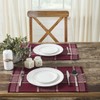 VHC Brands Primitive 13"x19" Placemat Set of 2 Red Eston
