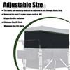 4 Side Breathable Wagon Stroller Sunshade Net Canopy, Adjustable Wagon