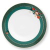 Pip Studio 51001303 Winter Wonderland Plate Deep Bird Green 21.5