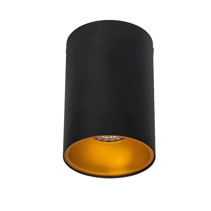Ceiling Spotlight Deep Black with Gold
