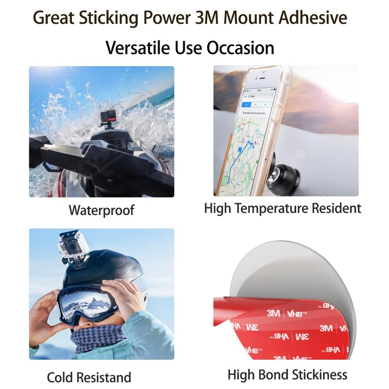 3 M Double Sided Adhesive Pads,Car Mount Sticky Pad Replacement.