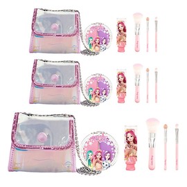 Little Bling Secret Jouju Star Jewel Hologram Children's Mini Bag Beauty Set, Lipstick + Twin Blusher + 3 Brushes + Hologram Mini Bag, 3 Sets / 리틀블링 시크릿쥬쥬 별의보석 홀로그램 어린이 미니백 뷰티세트, 립스틱 + 트윈블러셔 + 브러쉬 3종 + 홀로그램 미니백, 3세트