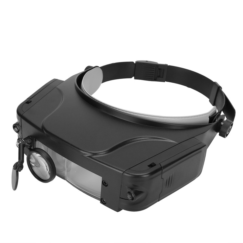 1.5X 3X 9.5X 11X Head Wearing Magnifier Multi Functional LED