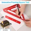 Rafter Square Tool, Carpenter Measuring Layout Tool, Aluminum Alloy Triangle