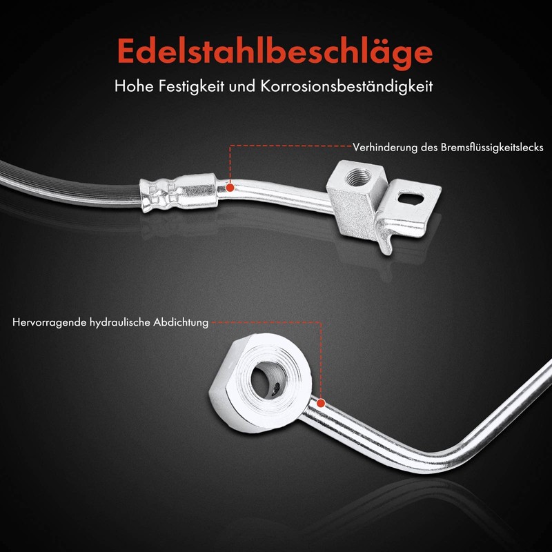 Frankberg Brake Hose Brake Hoses Front Left Compatible with Cherokee