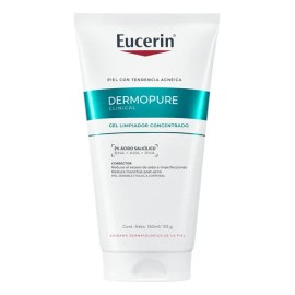 Eucerin Dermopure Gel Limpiador Concentrado 150ml Grasa Día/noche