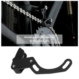 SING F LTD Mountain Bike Chain Guide Set ISCG05 Frame Front Dial Anti-Drop Including Chain Guide, Plastic Spacers, Metal Spacers, Screws for Most Mountain Bicycle Black