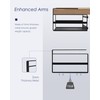 Nxconsu 2Pack Under Shelf Storage Basket Organizer Hanging Holder for