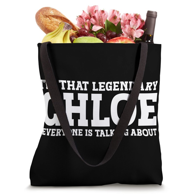 Chloe Personal Name Women Girl Funny Chloe Tote Bag