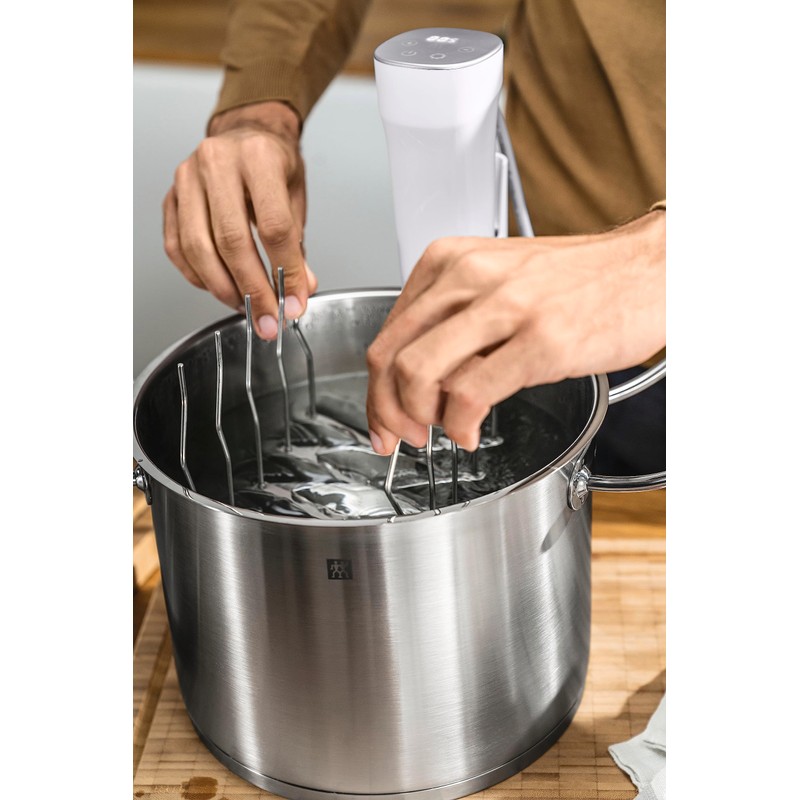 ZWILLING ENFINIGY Sous-Vide Rack/Rack, Water Bath Stand, Stainless Steel