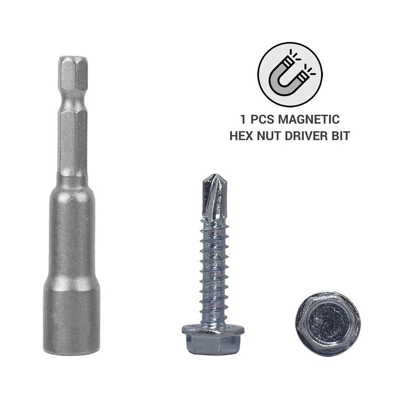 (Pack of 200) DIN 7504 K Galvanised Steel 4.8 x