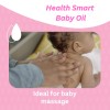 Health Smart Baby Oil Moisturizing Massage Oil (2) 8oz Bottles