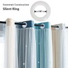 FANLI - Cortinas opacas con diseño de arco iris degradado,