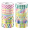 CC HOME Easter Washi Tape 12 Rolls 15 mm Plaid