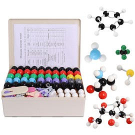 Molecular Models Organic and Inorganic Chemistry Kit 323 Pieces with Atomic Bonds and Instructions for Teachers and Scientists Scientific Atomic Set for Chemistry Lessons