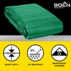 Green Tarp Heavy Duty Waterproof 8 Mil Thick Material, Multi-Purpose