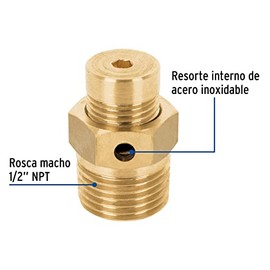Foset VALI-1/2 Válvula de alivio 1/2", color, pack of/paquete de 1