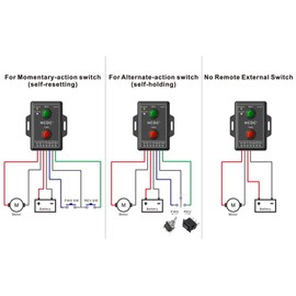 Módulo de relé de avance y marcha atrás DC12V 10Amp para motor/actuador lineal, módulo de relé de marcha atrás