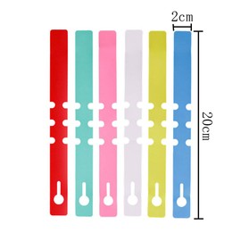 120 Pieces Plant Tree Tags Plastic Wrap Around Hanging Nursery Garden Labels Adjustable Nursery Garden Labels Plant Tags Stakes Markers Plant Tags Plant Labels Wrap Around Tree Tags, Multicolor