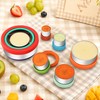 laxizar 10 Pcs Round Cookie Cutters Set Stainless Steel Biscuit