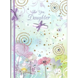 PAPYRUS GRADUATION CARD NIP MSRP $6.95 FOR YOU, DAUGHTER CARD (M2)