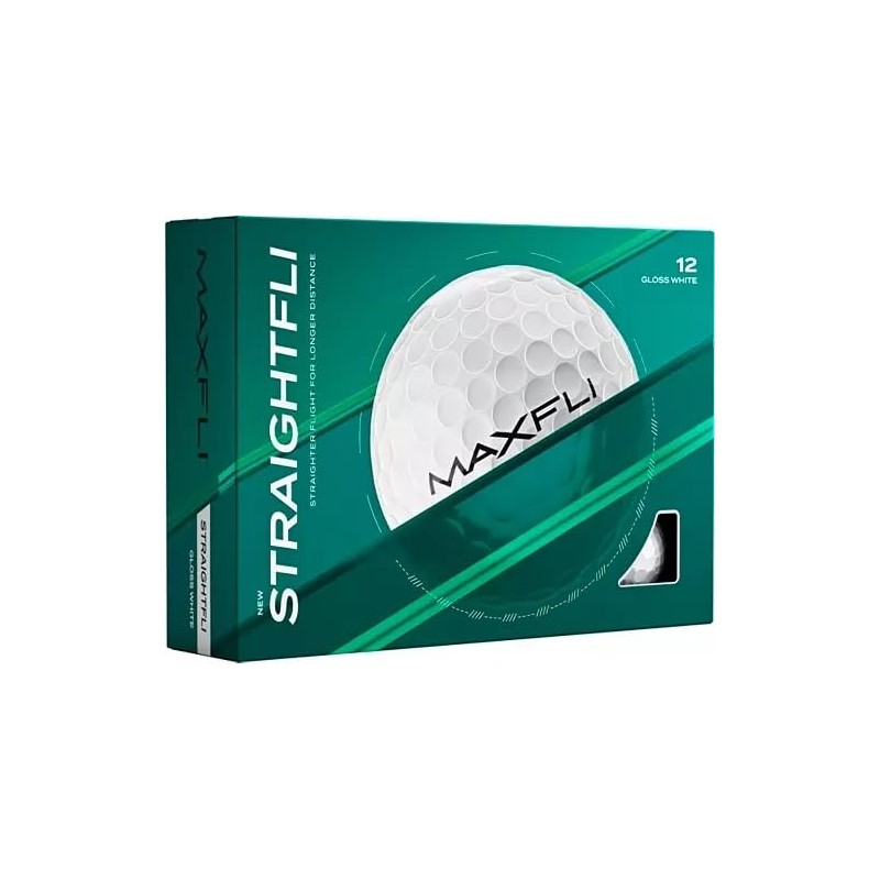 2025 Maxfli Golf Balls, Straightfli Golf Balls, Straight Fly, Non-Bendable