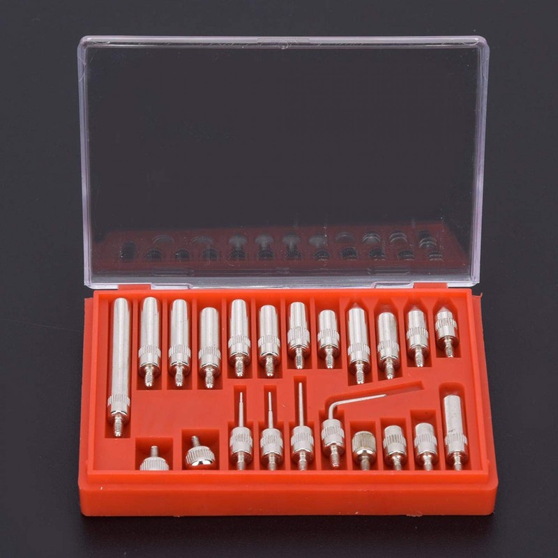 22-piece dial gauge, pointed tip dial gauge, indicator replacement measuring