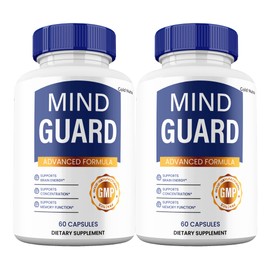 Mind Guard Supplement, Cognitive Pills MindGuard All Natural Premium Ingredients Clarity and Focus Pills (2 Pack)
