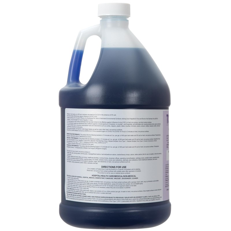 ForPro Total-Cide Disinfectant Solution, 2X Concentrated Formula, Hospital Grade Sanitizer