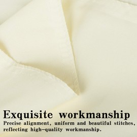 NTBAY California King Flat Sheet Only - Brushed Microfiber Flat Sheet - Soft, Wrinkle-Free, Fade-Resistant, Stain-Resistant, Top Sheet, Hotel Quality Flat Bed Sheet, Ivory