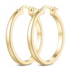 LISHUIHAOMI 14K Gold Earrings for Women Gold Hoop Earrings for