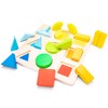 Geometric shapes puzzle board