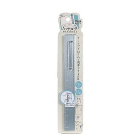 Kutsuwa XS07BL Hassalurah Ruler 5.9 inches (15 cm), Blue Gray
