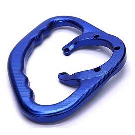 TESWNE Passenger Tank Grab Bar Hand Grip for Suzuki SV650 SV1000 GSXR600 (Blue)