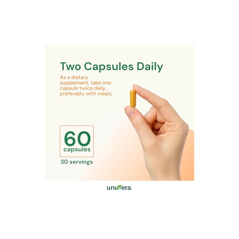 Univera RegeniFREE, Salud de las articulaciones, flexibilidad, sin mariscos, 60