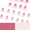 24 Piezas de Uñas Postizas a Presión, Uñas Falsas Cuadradas