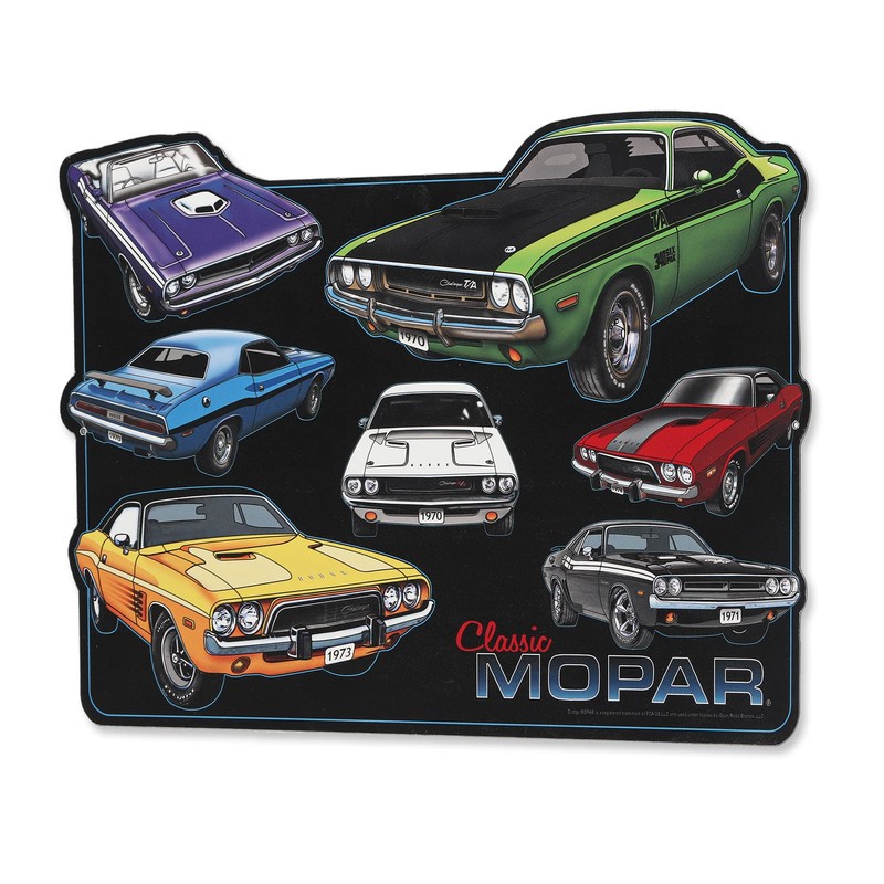 Mopar Collage Metal Sign - Large Classic Mopar Sign for