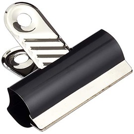 5 Star Office Grip Clips Metal Width 60mm Black [Pack 10]