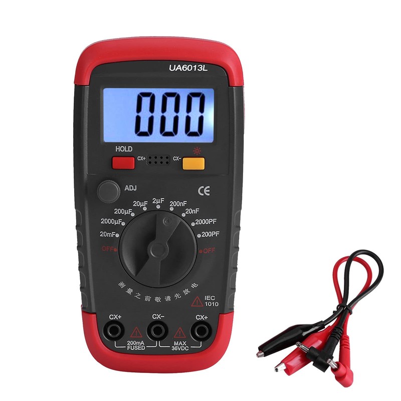 Medidor Probador Capacitan, Probador de Medidor de Capacitor Digital de