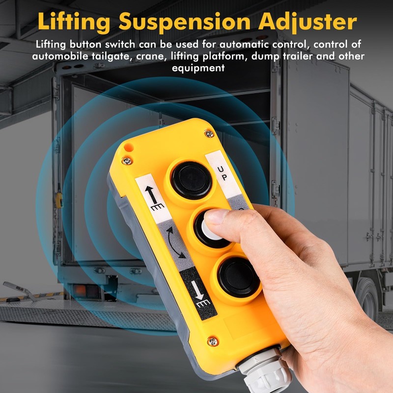 Jadeshay Hoist Push Button Switch, Crane Chain Lift Suspension Regulator