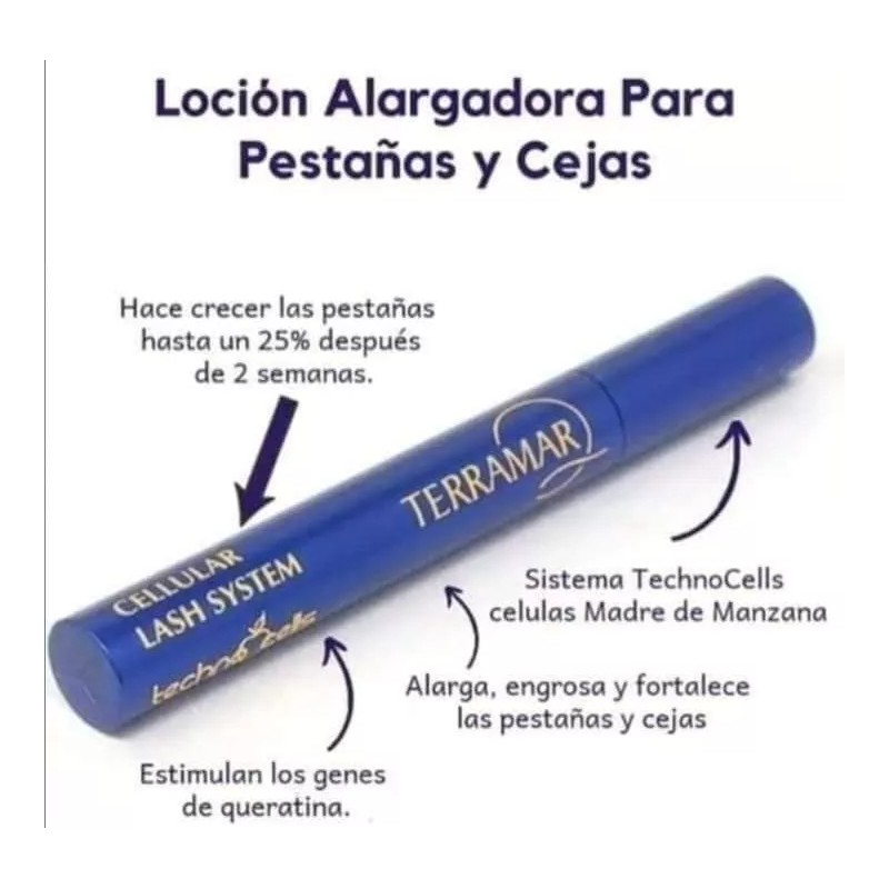Terramar Suero Alargador De Pestañas Cellular Lash System Terramar