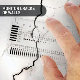 GAMBC Expert Accessories - 2 Pieces - Crack Monitor - Ruler for Car Valuator - Outside Micrometer - Measuring Wedge - Expert Accessories Set of 2 - Expert Equipment