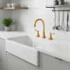 Bathroom Sink Faucet 2 Handle 8 Inch Widespread Deck Mounted