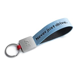 Hyundai HMD00592 NLOGO KEYCHAIN KEYRING KEYRING NEVER JUST DRIVE BLUE, blue, Modern