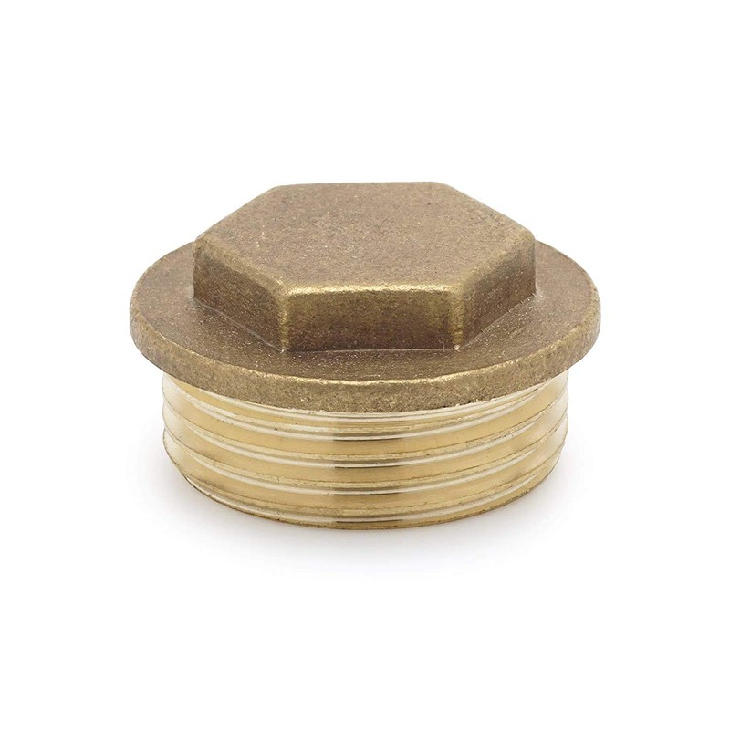 Pipe Cap 1" Male - Brass Pipe Cap NPT 1