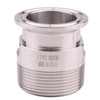 DERNORD 1.5''Tri clamp Adapter to 1.5 inch MNPT Thread Ferrule