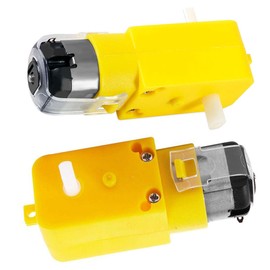 （Pack of 2）Dual Shaft DC 3V-6V Gear Motors TT Motor Strong Magnetic Interference for Robot Smart Car Toys Electric Motor