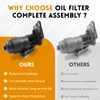 Complete Engine Oil Filter & Housing Assembly for Kia Sedona,