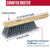 Weiler 44354 8" Counter Duster, Flagged Silver Polystyrene Fill, Fine
